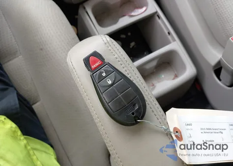 2015 Dodge Grand Caravan Se из США, поврежденный, VIN 2C4RDGBG8FR559955